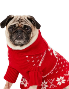 2017 Pet Holiday Gift Guide – Ralph Lauren Reindeer Shawl Dog Sweater