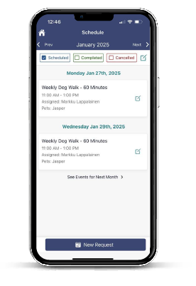 Time to Pet App - Easy Schedule - Rufus and Delilah