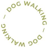 Circle Green Dog Walking - Rufus and Delilah