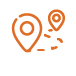 Orange Icon Map Icons - Rufus and Delilah
