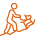 Orange Icon Pack Hikes - Rufus and Delilah